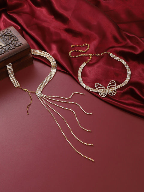 Pack Of Gold-Plated Necklaces