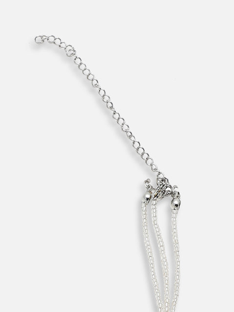 GOLD PLATED PARTY DESIGNER STONE CHOKER NECKLACE FOR WOMEN