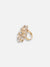 GOLD PLATED PARTY DESIGNER STONE RING FOR WOMEN