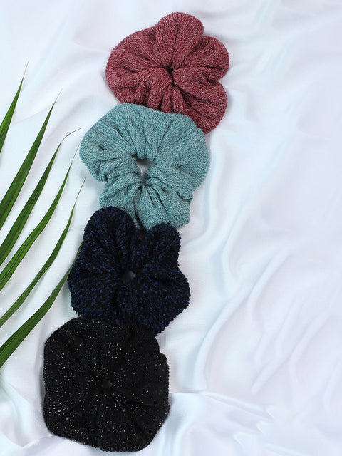 PACK OF 4 SCRUNCHIES
